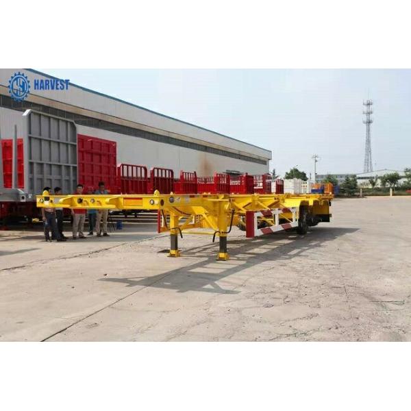 60 Tons CIMC 40 Feet Skeletal Semi Trailer 45ft Container