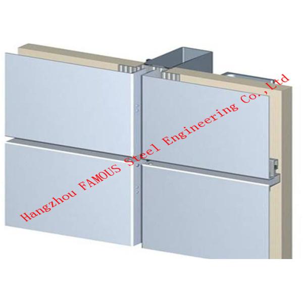 AU NZ Standard Aluminum Metal Cladding , 6mm Metal External Wall Cladding