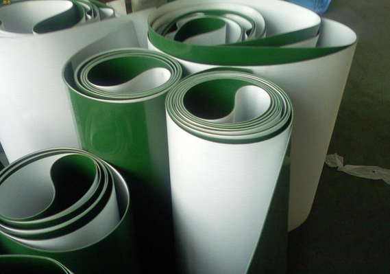 PVC conveyor belt used in food industry