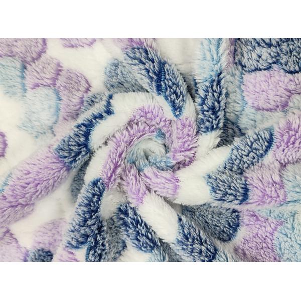 Bedding Blanket Flannel Fleece Fabric 280 gsm Printed Winter Cut Flowers