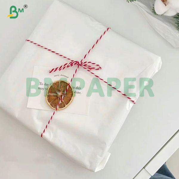40gsm Single Side Glossy White Machine Glazed kraft Paper For Packing