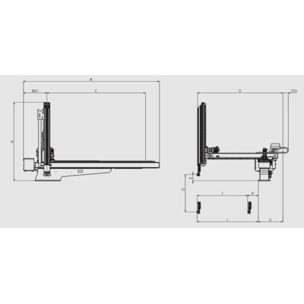 Injection Molding Large Robotic Arm 7 . 2 NL / Cycle Air Consumption