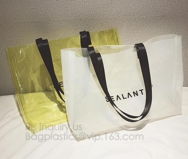 Personalized Monogrammed Beach Clear PVC Bag, Korean style clear beach bag, vinyl waterproof beach bag, beach tote, tote