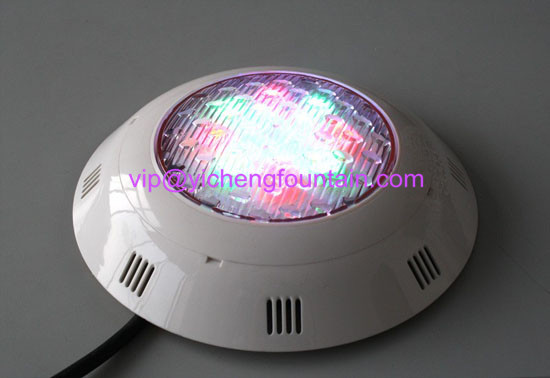 Plastic Wall Mounted Swimming Pool Lights RGB IP68 Color Changing Pool Lights