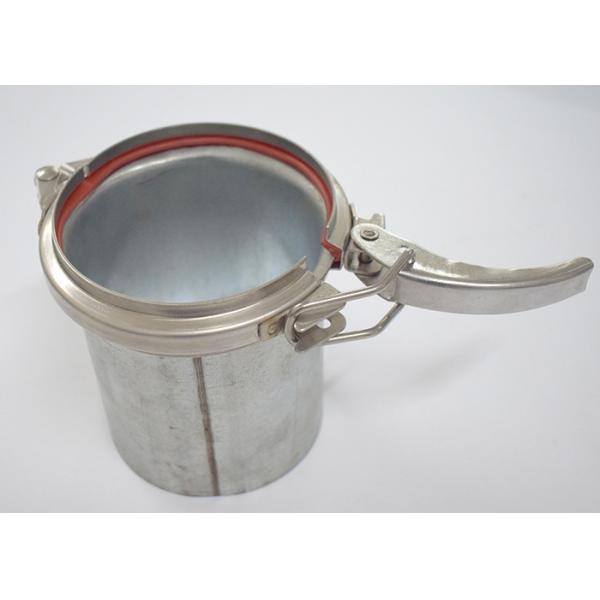 Quick release pipe clamps tube clamp ducting clips with lock and red rubber