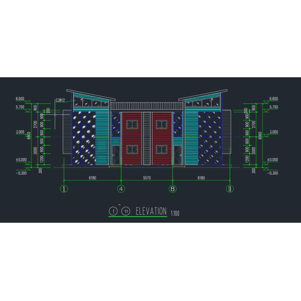 PEB Multi Storey Steel Building with Galvanized or Painted Finish
