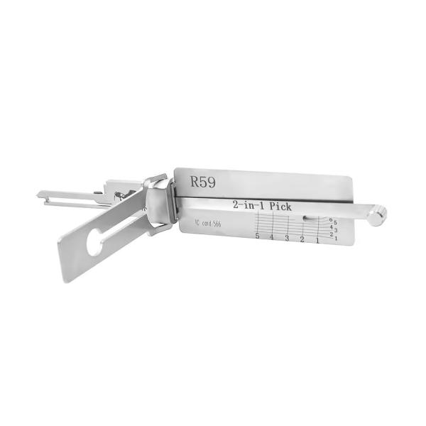 Lishi 2 In 1 Locksmith Tool Set R59 Decoder Pick Master Iock Pick Locksmith Tools Domestic Opening Tools Set Mexico