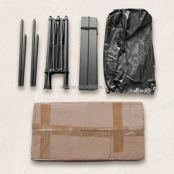Secure shipping packaging for metal tables