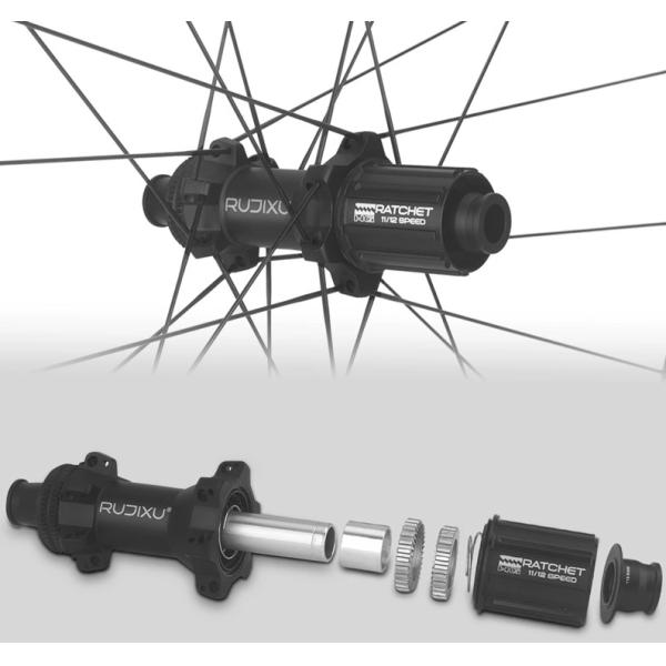 Depth 40mm 700c Road Bicycle Wheel Set Aluminum Alloy 35mm Rim 36T / 54T Ratched Bearing