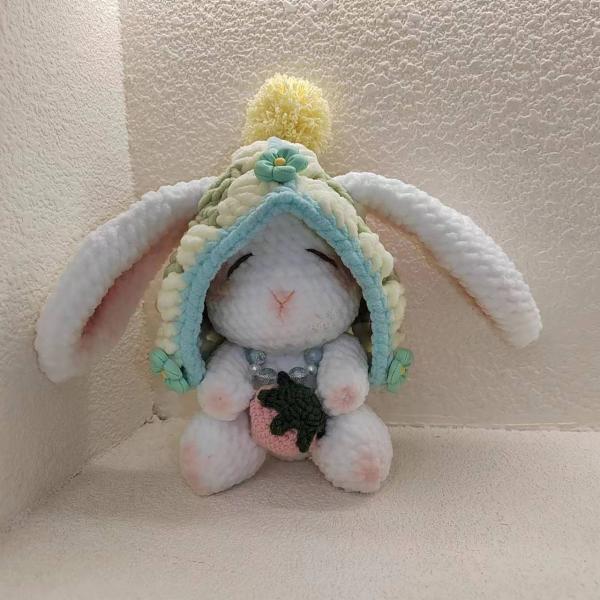 Beginners Crochet Kit for new year gift without necklace, Crochet Animal Kit, Polyester Fiber, Kit for Beginner