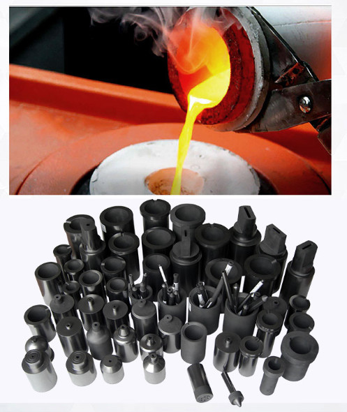 1kg / 2kg Ceramic Crucible For Melting Gold , 20 - 500mm Dia Metal Casting Crucible