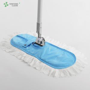Quality High Quality Lint Free Reusable Anti Static ESD Microfiber 304 Stainless Steel Cleanroom Cleaning Mop wholesale