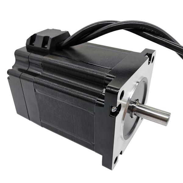 CNC Brushless Dc Motor CNC 86BL120-640 440W 4.2 PEAK TORQUE 2.4Kg black colour