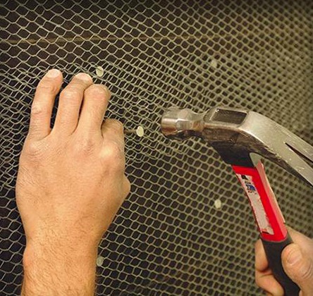 1.0m Width Galvanized Woven Wire Mesh 2 X 2mm Square Welded Wire Mesh For Facades