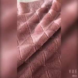 Quality Brushed Soft Flannel Fleece Fabric 280gsm For Pajama Set wholesale
