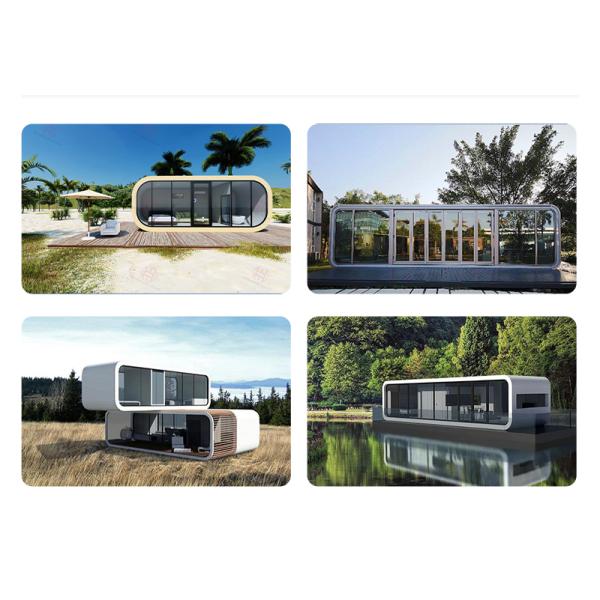 Customized Professional Mobile Capsule House Modern Design Apple Cabin Container Home