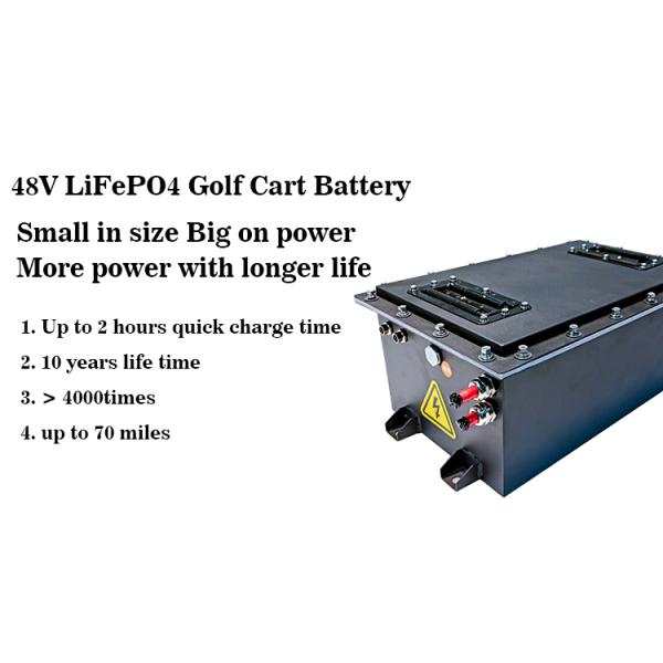 51.2V 150Ah Electric Golf Cart Battery Pack LFP Customized 72V 105Ah Lithium Batteries for Electric Tour Cart