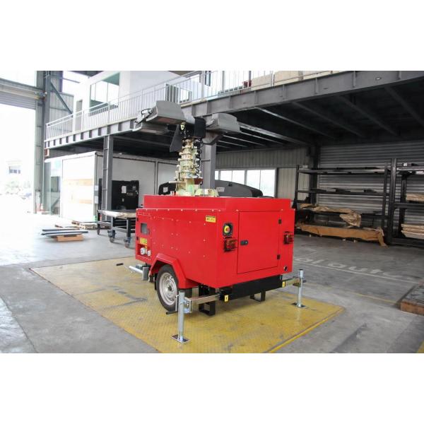 Kubota 300wX4 Portable Light Tower 7m Genset Lighting Tower
