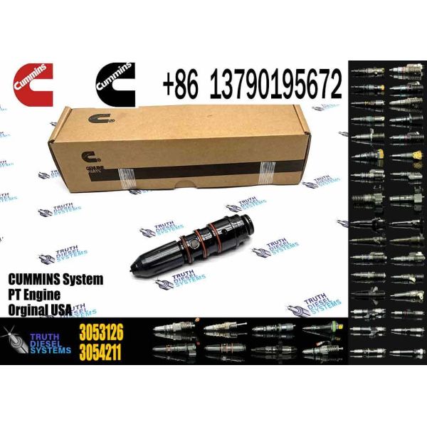 1pcs Fuel Injector 3053124 3053125 3053126 3022197 3047973 Compatible with Cummins Diesel Engine G50 QSK50 KT38 KTA38 KTA19