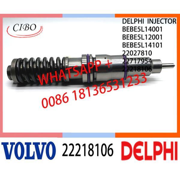 Fuel engine Diesel Injector 22218106 22027810 22717954 BEBE5L14001 BEBE5L12001 BEBE5L14101 E3.5 for VOVLO MD16 US14