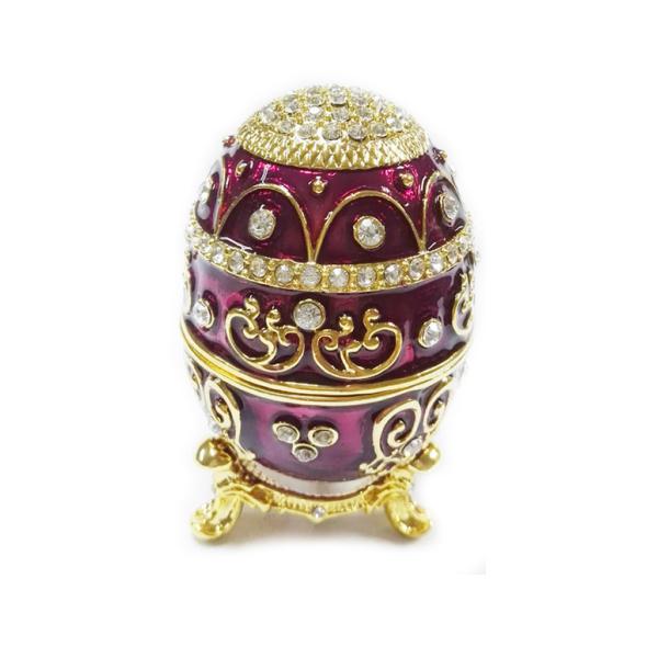 Easter Russian faberge egg trinket ring box Vintage decor metal Faberge Egg Jewelry Box Russian Eater Egg Jewelry Box