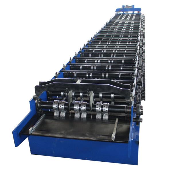 Galvanized 0.7-2.0mm Roof Deck Roll Forming Machine Ce / Iso9001