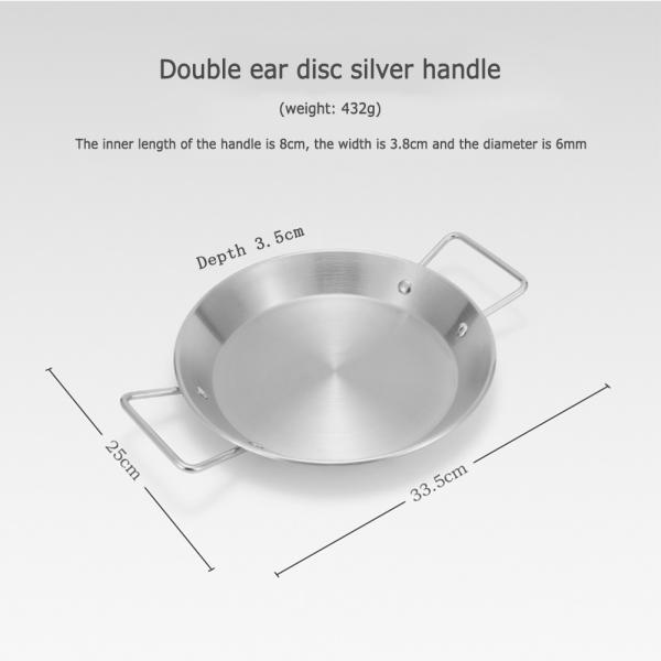 Fruit Pasta Salad Stainless Steel Cooking Pot With Two Handles