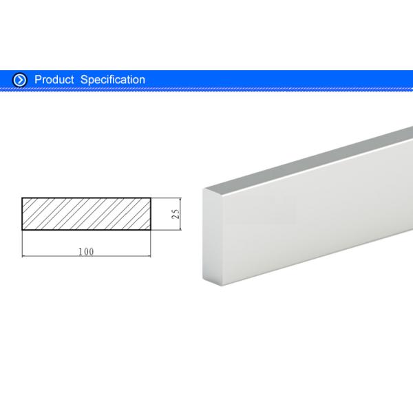 6061 Aluminum Rectangular Tubing , Mill Finished Aluminium Transportation Equipment Part