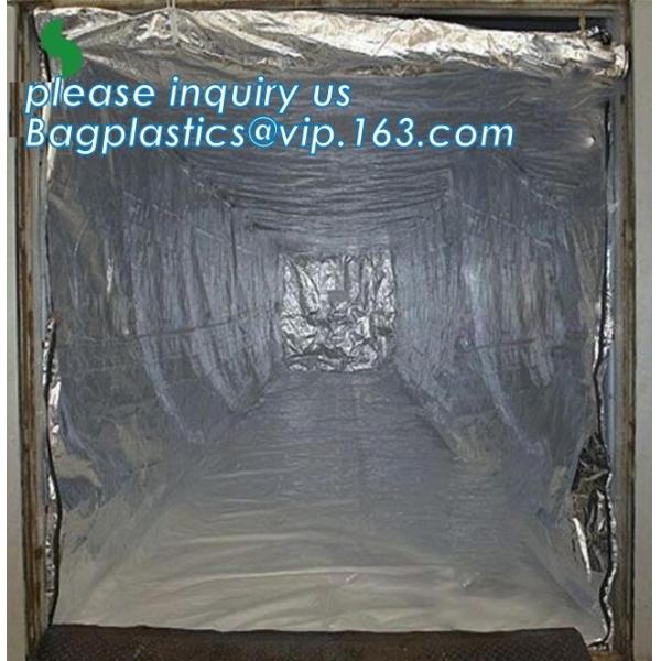 Reusable thermal insulated pallet covers, Thermal insulated pallet blankets, Radiant Barrier Foil Heat Resistance Bubble