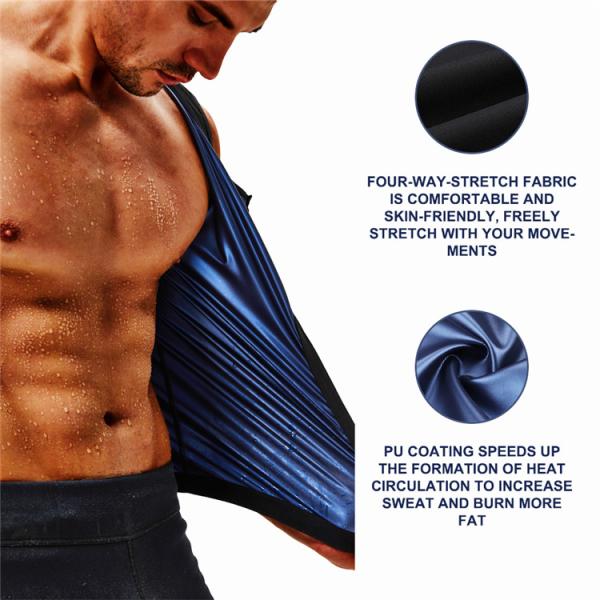 HEXIN CORSET SECRET Men's Shaper Vest in Plus Size for Fat Increase and Sports Support