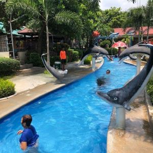 Quality Fiberglass Aquatica Lazy River Raging Waves Lazy River LANCHAO-LR01 wholesale