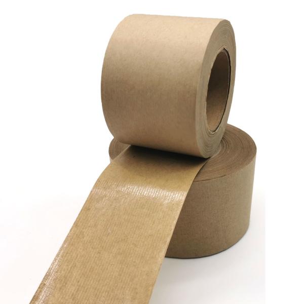 Water Activated Non Reinforced Kraft Paper Tape For Packaging Sealing