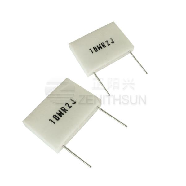 Dual Ceramic Cement Fixed Resistors Non-Inductive 5W 0.22 Ohm
