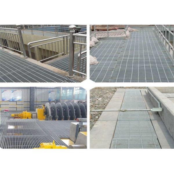 Powder Plants G323 Welded Bar Industrial Steel Grating For Municipal Construction