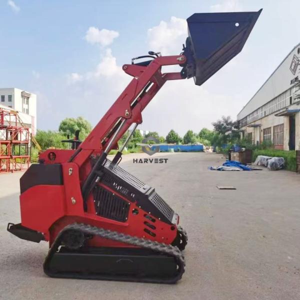 350kg Mini Tracked Skid Steer Loader LY850 Kubota engine with Mulcher