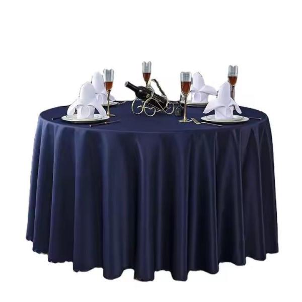 Customized Color Hotel Table Cloth High Durability Comfortable For Dining