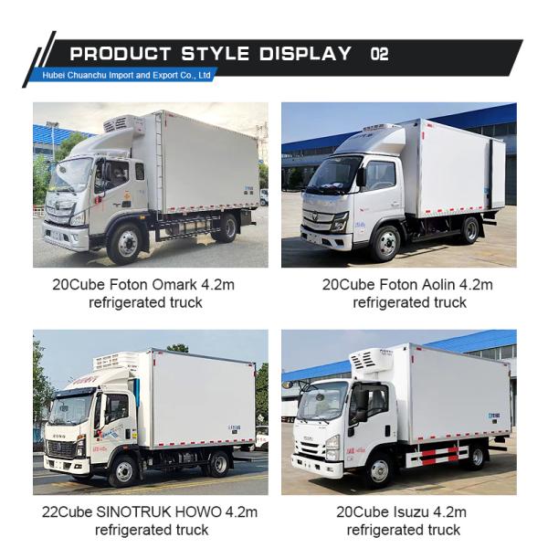 SINOTRUK HOWO Refrigerated Delivery Truck for Perishable Food 11-20T Capacity Box Dimensions L x W x H mm 4100*2100*2100