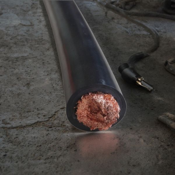 Flexible rubber welding cable product photo