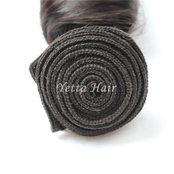 No Mixture Brown Peruvian Human hair Weave Pretty Soft 3 Pieces / Lot