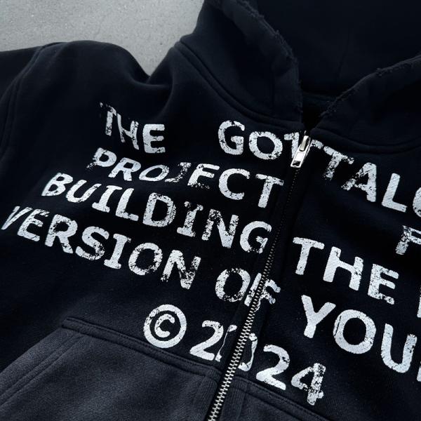 Anti Wrinkle No Strings Streetwear Zipper Hoodie Plus Size Rhinestone Hoodie