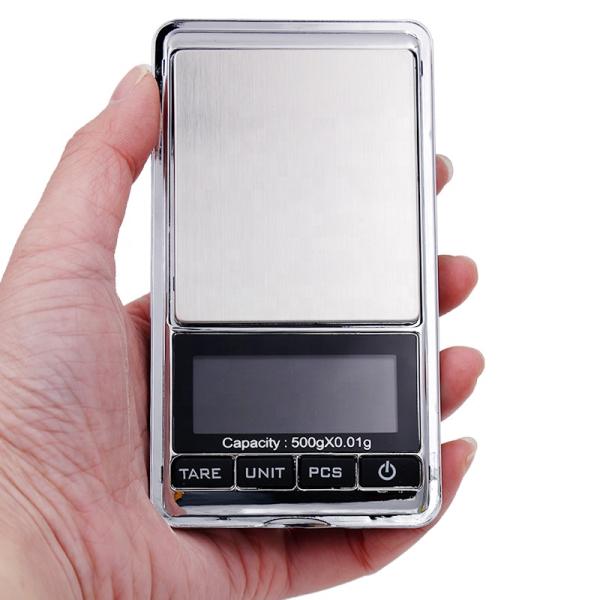 500g 0.01g Electronic Weight Diamond Balance Precision Portable Pocket Digital Scales Jewelry Weighting with Backlight