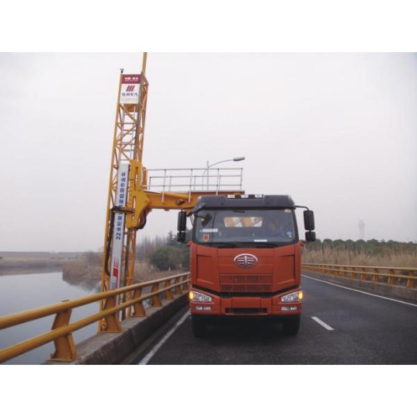 FAW Chassis 8x4 206KW 280HP Truss Bridge Inspection Machine , Width 4m