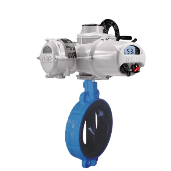ROTORK Electric Actuator IQ Series IQ IQT IQM IQTC IQC Electric Actuator With Chinese butterfly Valve Electric Control Valve