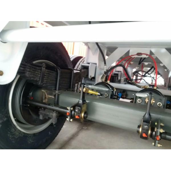 12M Length 3 Axles Lowboy Gooseneck Trailers With 2 / 3 Inch Bolted Type Kingpin