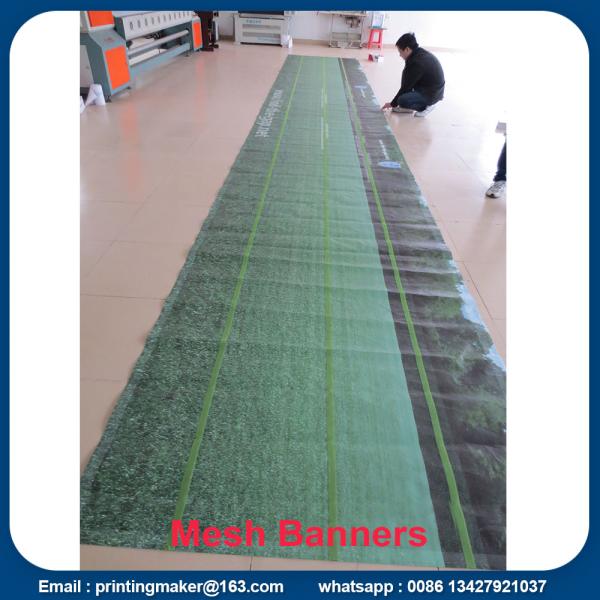 mesh pvc banner printing Custom Printed Fence Mesh Banners