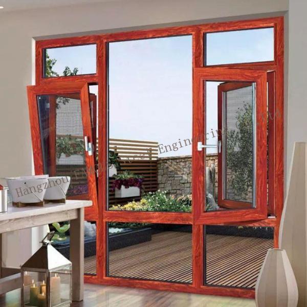 Modern Minimalist 70 series Aluminum Storm Windows , 5mm 9A 5mm Tilt And Turn Windows