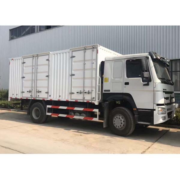 Sinotruk HOWO Light Duty 4x2 Heavy Cargo Truck 290HP Box Truck Lorry Van Goods