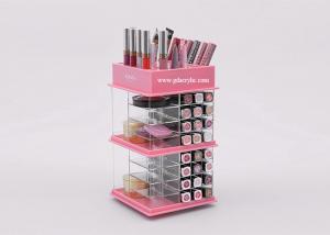Quality Customized Color Black Pink Acrylic Lipstick Display Storage Oraganizer wholesale