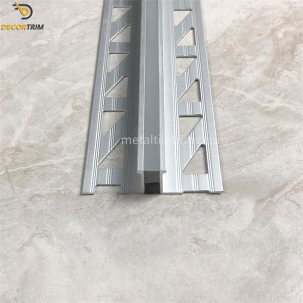 Ceramic Tile Trim Shapes Expansion Joint Profile Corner Trim 10mm / 2300mm