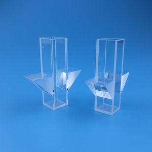 Quality Clear Square Optical Quartz Glass Cuvette With Optical Critical Section wholesale